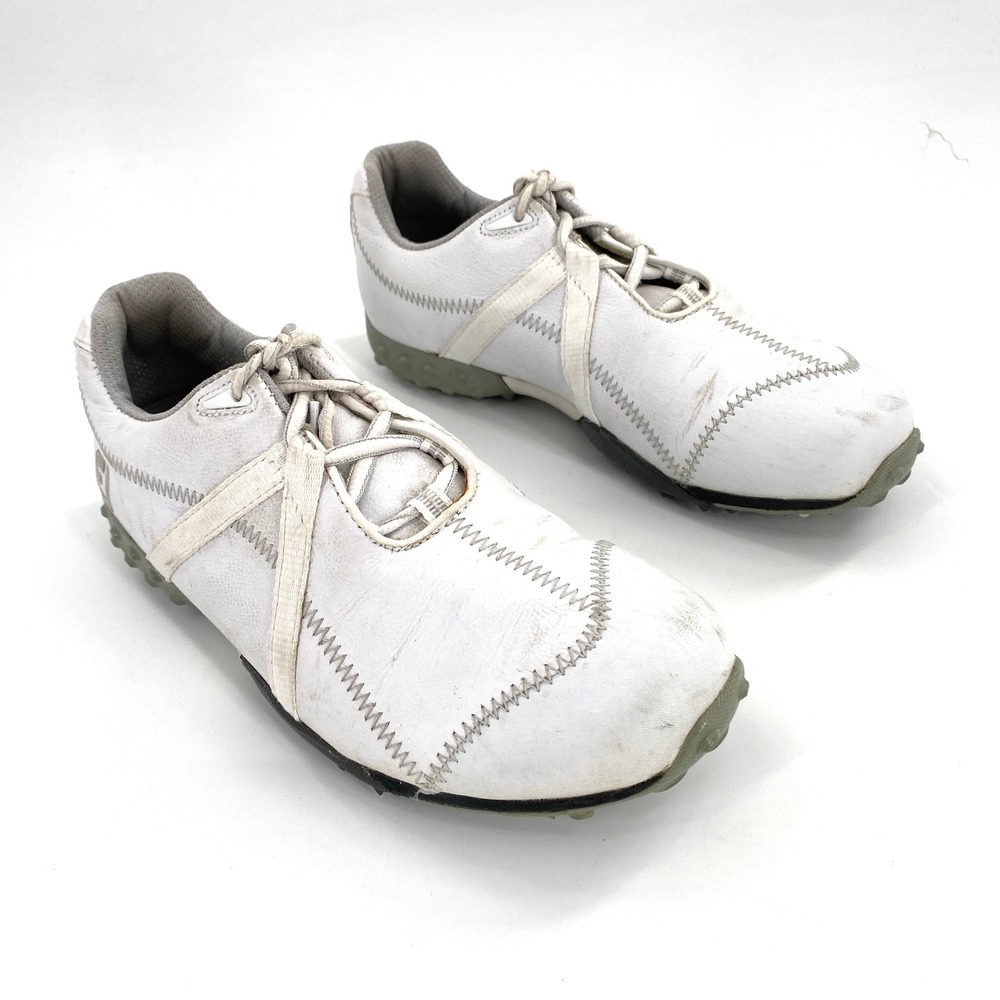FootJoy FJ M Project White Leather‎ Golf Shoes Women's Size 7M
